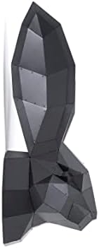 Rabbit Wall Sculpture - 3D Metal Artwork for Home or Garden Decor