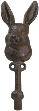 Ebros Gift Rustic Bunny Wall Decor Sculpture