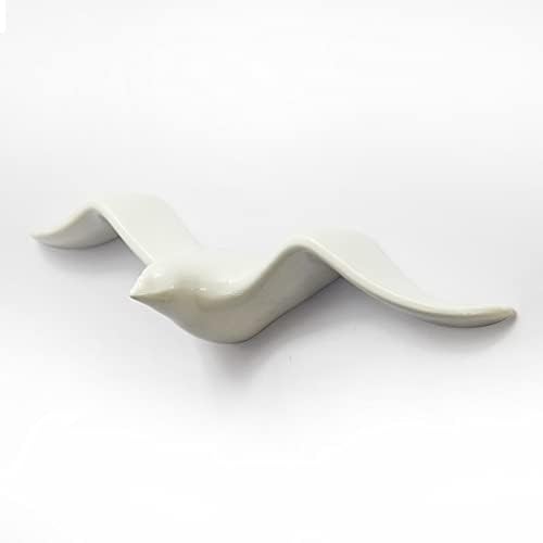 DECRZPB Handcrafted Ceramic Wall Sculpture Seagull Decor