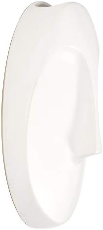 Howard Elliott Ceramic Round Wall Sculpture White Matte Finish 10x10 Inch