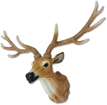 Keygift Deer Head Wall Decor 20 Inch Realistic Sculpture