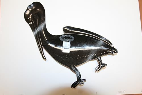 13x13 Inch Decorative Metal Pelican Wall Decor