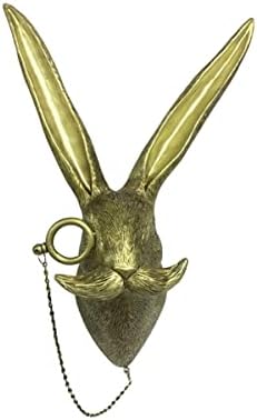 Antique Copper Resin Rabbit Wall Decor