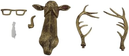 Artificial Deer Head Wall Hanging Decor Sculpture
