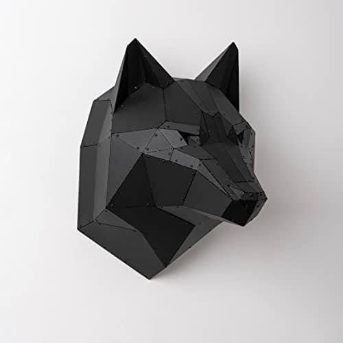 Wolf Sculpture - 3D Metal Wall Art for Home Decor