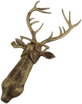 Artificial Deer Head Wall Hanging Decor Sculpture