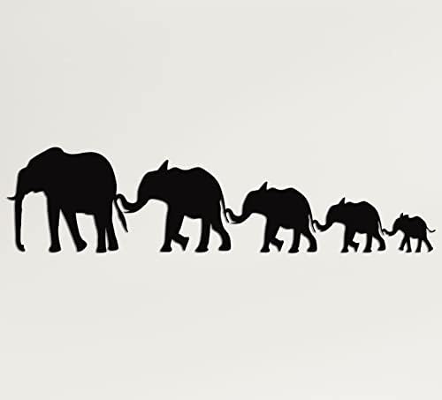 DEKADRON Big Elephant Family Wall Sculpture 30 x 8