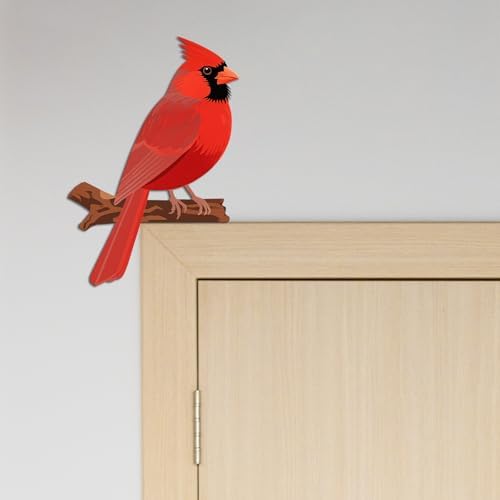 COLOR VALLEY ART Cardinal Door Topper Wall Decor 2Pcs