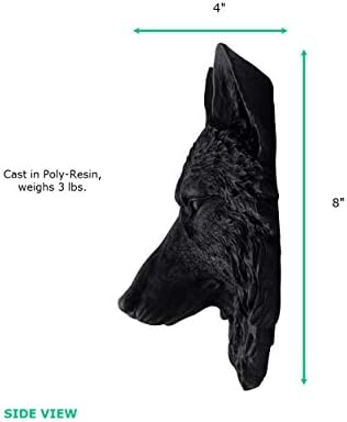 Wall Charmers Mini Faux Wolf Head Wall Decor