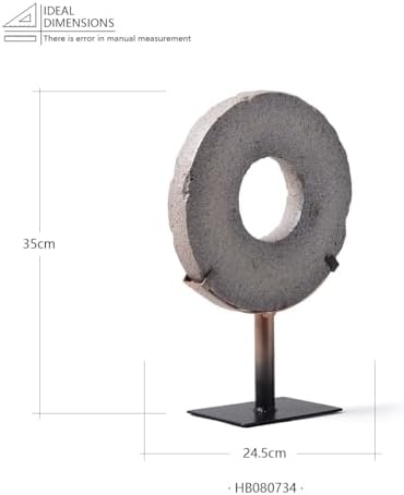 HAUCOZE 138 Inch Modern Sculpture Abstract Statue Screen Decor