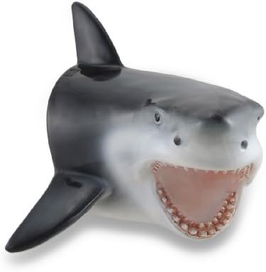Zeckos Great White Shark Wall Sculpture Nautical Decor