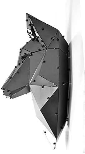 Berling Design 3D Metal Sculpture Wall Art Shewolf