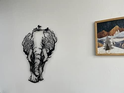 DEKADRON Wall Decor Elephant And Birds