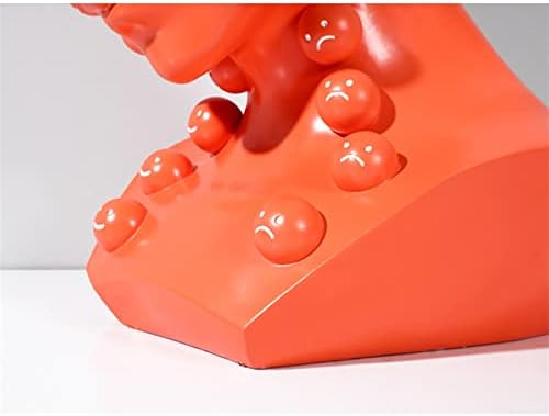 Dual Expression Statue Ornament for Desktop Happy or Unhappy Art Decor