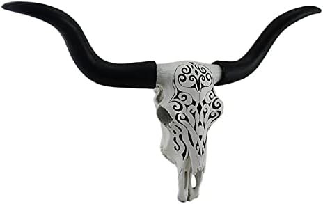 Zeckos Longhorn and Lace Wall Sculpture - 2725 Inches Long