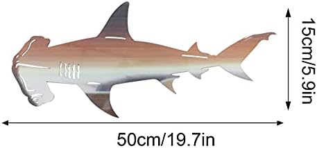 Juesi 20 Inch Hammerhead Shark Wall Sculpture