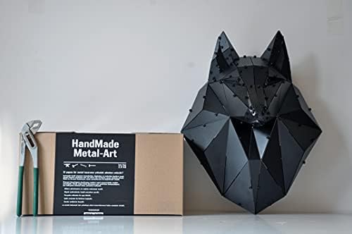 Berling Design 3D Metal Sculpture Wall Art Shewolf