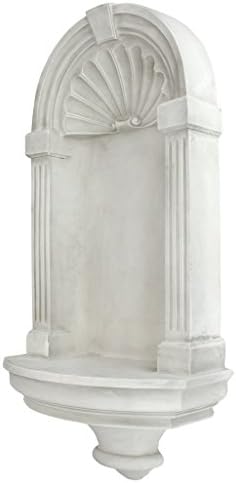 Design Toscano Wall Niche Display Shelf Medium 21 Inches Tall Cast Stone Resin Antique Stone