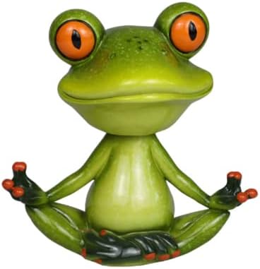 Creative Cute Frogs Figurines Shaking Head Frog Statue for Home Office Decor
