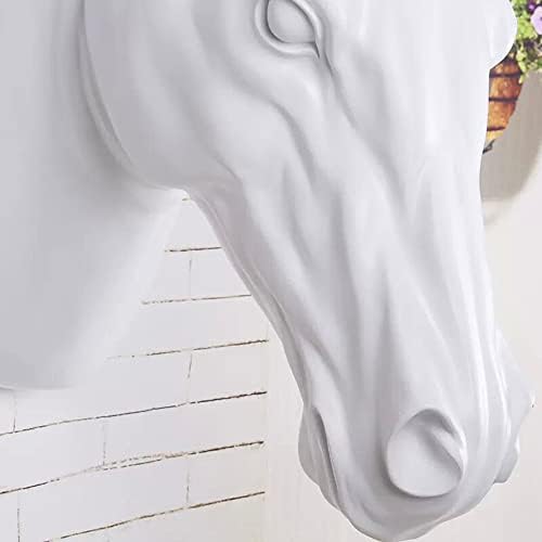 RTGGSEL White Horse Wall Mount Sculpture