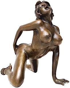 Nude Female Bronze Sculpture - 98 Inch Art Deco Statue