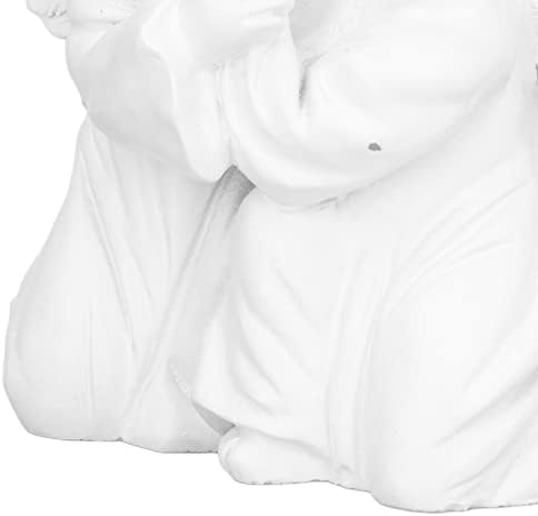Cherub Figurine Garden Embracing Statue Decor