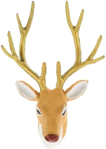 Gadpiparty Deer Head Wall Sculpture Decor