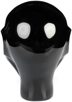 Skullis 41 Inch Black Obsidian Crystal Skull Sculpture