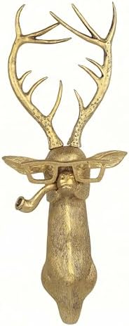 Juedawyal Deer Head Wall Sculpture DIY Decor Art