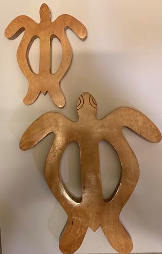 Tiki Products Wooden Turtle Wall Hanging Decor