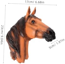 MUCKLILY Faux Animal Head Wall Sculpture Decor