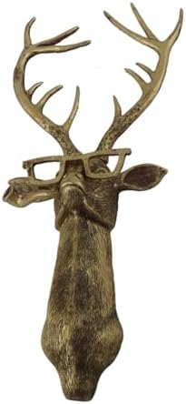 Artificial Deer Head Wall Hanging Decor Sculpture
