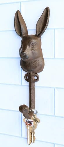 Ebros Gift Rustic Bunny Wall Decor Sculpture