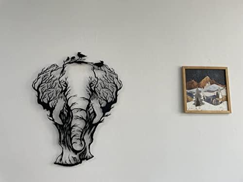 DEKADRON Wall Decor Elephant And Birds