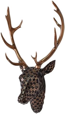 GIGICICI 157x87 Inch Mosaic Deer Head Wall Decor