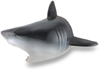 Zeckos Great White Shark Wall Sculpture Nautical Decor