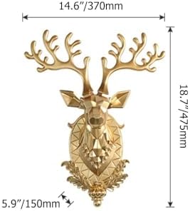 KunMai Gold Deer Wall Sculpture 187