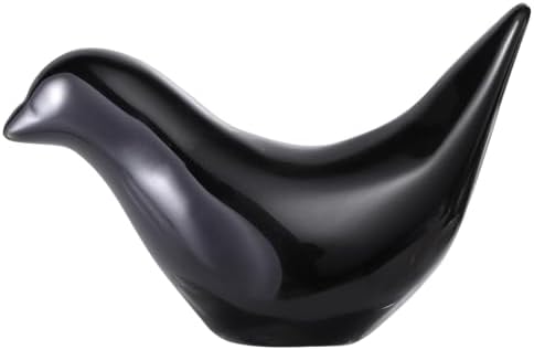 Artistone 28 Inch Black Obsidian Birds Statue