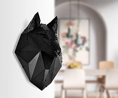 Berling Design 3D Metal Sculpture Wall Art Shewolf
