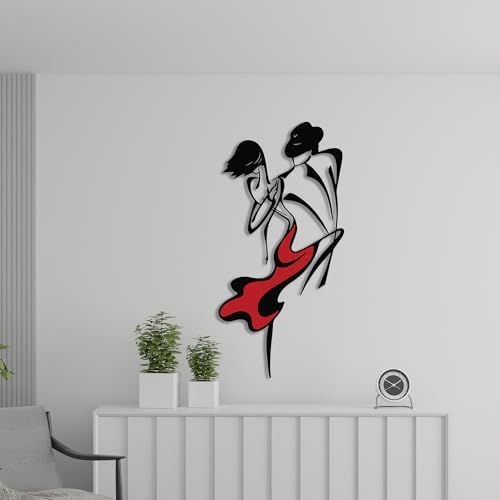 REvASIYE Metal Wall Art Modern Abstract Sculpture