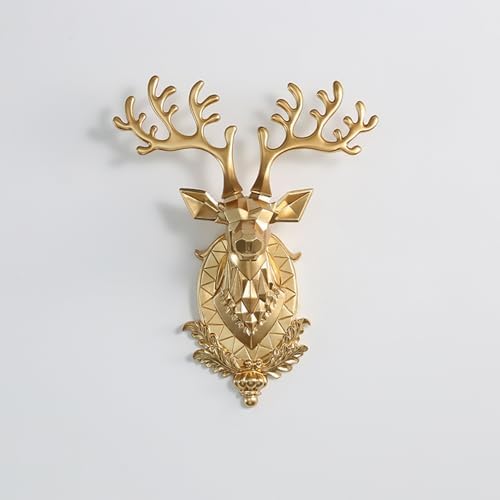 KunMai Gold Deer Wall Sculpture 187