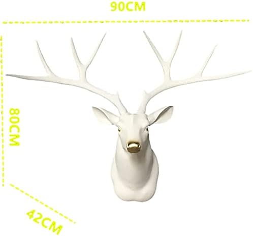 REMYS Wall Art Statue Deer Head X-Large Resin Sculpture