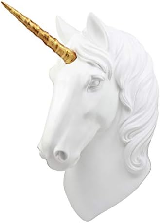 Ebros Her Majesty White Unicorn Wall Decor 3D Sculpture