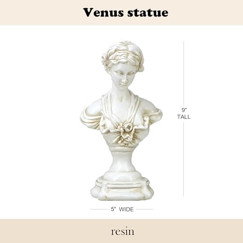 9-inch Venus Statue - Greek Goddess Resin Sculpture for Home Decor