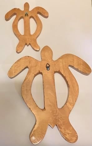 Tiki Products Wooden Turtle Wall Hanging Decor