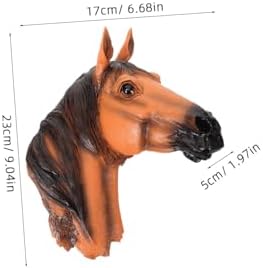 GRIRIW Artistic Resin Animal Head Wall Decor