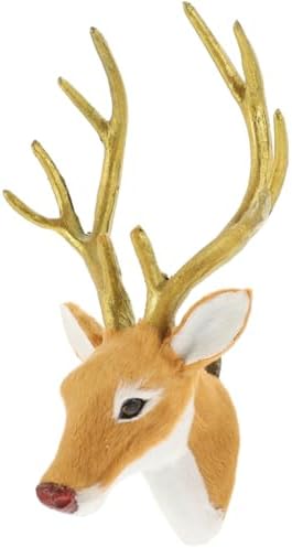 Gadpiparty Deer Head Wall Sculpture Decor
