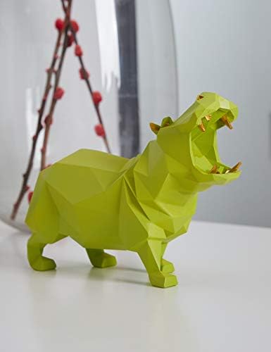HAUCOZE Hippo Statue Animal Sculpture Figurine Modern Decor