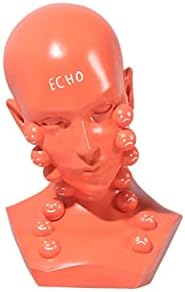 Dual Expression Statue Ornament for Desktop Happy or Unhappy Art Decor