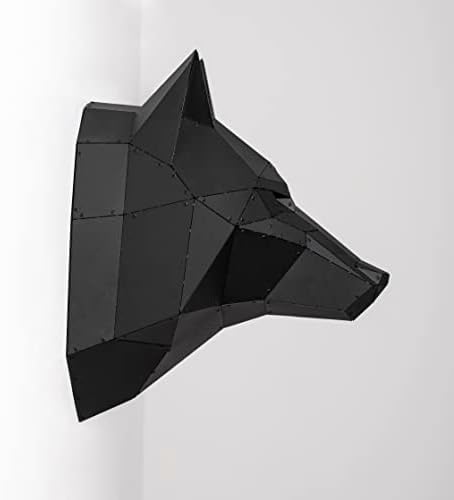 Wolf Sculpture - 3D Metal Wall Art for Home Decor